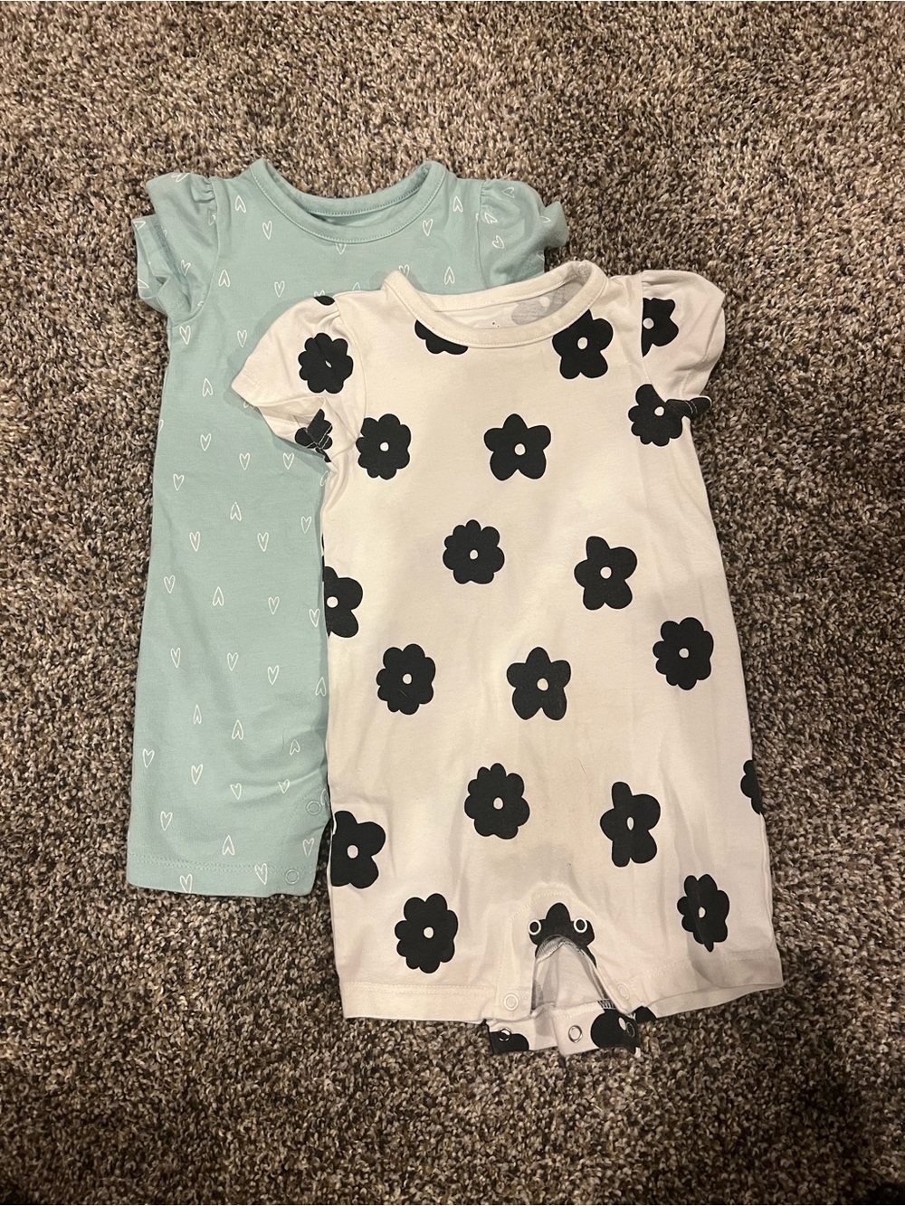 Cloud Island Baby Girl Rompers